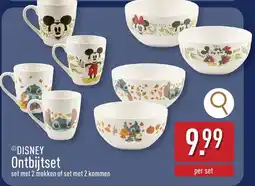 ALDI Disney ontbijtset aanbieding