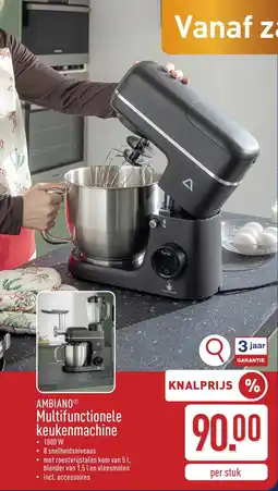 ALDI Ambiano multifunctionele keukenmachine aanbieding