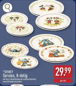 ALDI DISNEY Servies 8-delig aanbieding