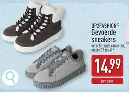 ALDI Up2fashion gevoerde sneakers aanbieding