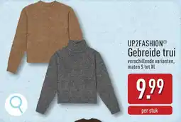 ALDI Up2fashion gebreide trui aanbieding