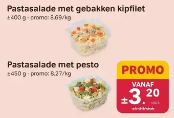 Pastasalade met pesto