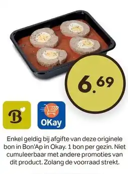 Bon Ap Gebakken eieren met vlees aanbieding