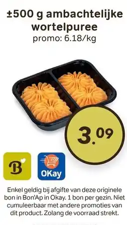 Bon Ap ambachtelijke wortelpuree aanbieding