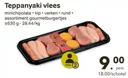 Bon Ap Teppanyaki vlees aanbieding