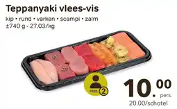 Bon Ap Teppanyaki vlees-vis aanbieding