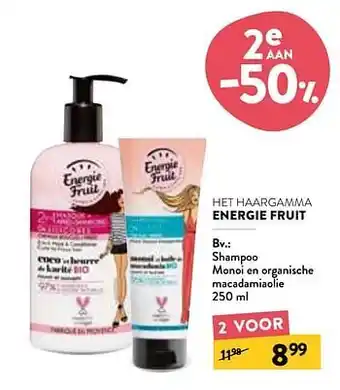 Di Shampoo monoi en organische macadamiaolie 250 ml aanbieding
