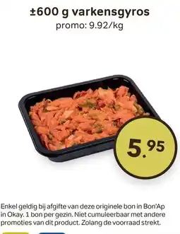 Bon Ap varkensgyros aanbieding