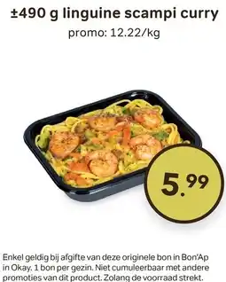 Bon Ap linguine scampi curry aanbieding
