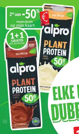 Intermarché alpro plant protein aanbieding