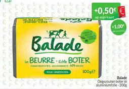 Intermarché Balade ongezouten boter aanbieding
