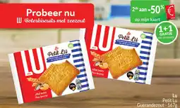 Intermarché Petit Lu Boterbiscuits met zeezout aanbieding
