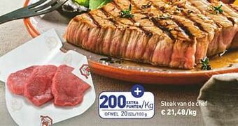 Steak van de chef