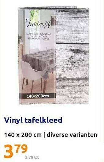 Action Vinyl tafelkleed aanbieding