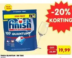Yess Finish Quantum 100 tabs aanbieding