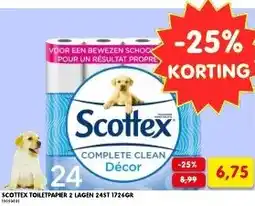 Yess Scottex toilet paper 2 lagen aanbieding