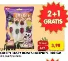 Yess Creepy tasty bones lollipops aanbieding