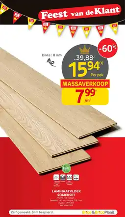 Brico Laminaatvloer somerset aanbieding