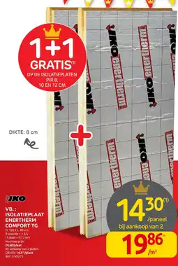 Brico Isolatieplaat enertherm comfort tg aanbieding