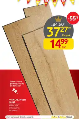 Brico vinylplanken dune aanbieding