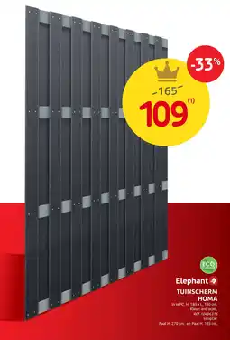 Brico Tuinscherm Homa aanbieding