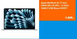 Coolblue apple macbook air 15 inch aanbieding