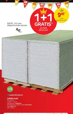 Brico Gipsplaat aanbieding