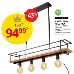 Brico Hanglamp milonga aanbieding