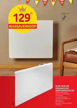 Brico Elektrische keramische inertieradiator aanbieding
