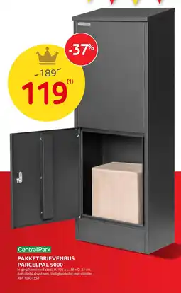Brico pakketbrievenbus parcelpal 9000 aanbieding