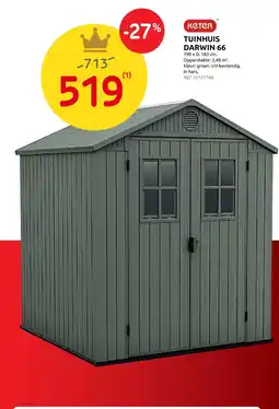 Brico Tuinhuis darwin 66 aanbieding