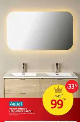 Brico verwarmende led-spiegel napoli aanbieding