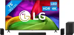 Coolblue LG Led 75 NU800 (2026) + LG DS60TR aanbieding