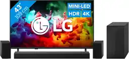 Coolblue LG Mini-led 43 QNED71 (2026) + LG DS60TR aanbieding