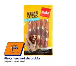 Action Pinky honden-kebabsticks aanbieding