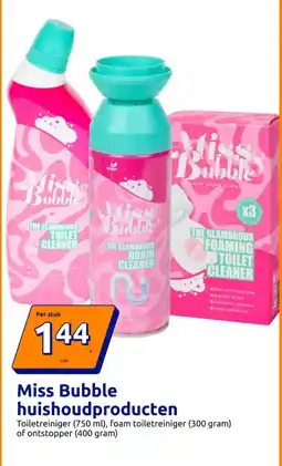 Action Miss Bubble huishoudproducten aanbieding