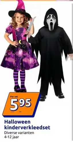 Action Halloween kinderverkleedset aanbieding