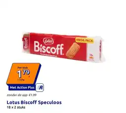 Action Lotus Biscoff Speculoos aanbieding