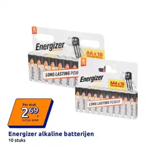 Action Energizer alkaline batterijen aanbieding