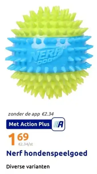 Action Nerf hondenspeelgoed aanbieding