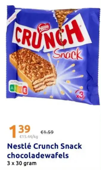 Nestlé crunch snack chocoladewafels