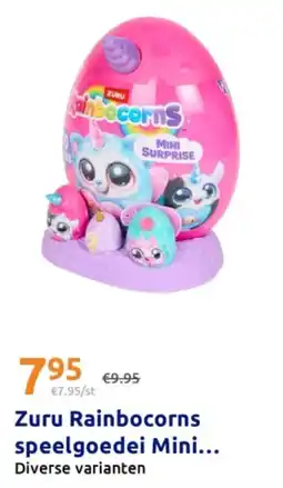 Action Zuru Rainbocorns speelgoedei Mini... aanbieding
