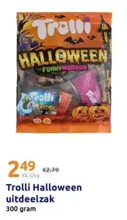 Action Trolli Halloween uitdeelzak aanbieding