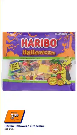Action Haribo Halloween uitdeelzak aanbieding