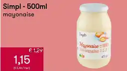 Peltri Simpl mayonnaise aanbieding