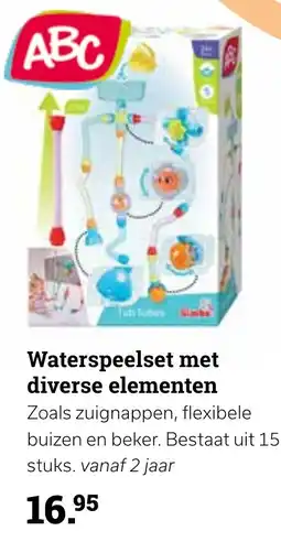 Europoint Waterspeelset met diverse elementen aanbieding