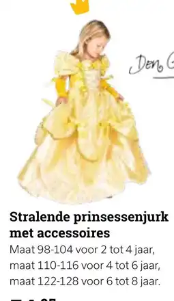 Europoint Stralende prinsessenjurk met accessoires aanbieding