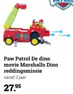 Europoint paw patrol de dino movie marshalls dino reddingsmissie aanbieding
