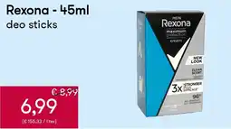 Peltri Rexona deo sticks aanbieding