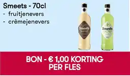 Peltri Smeets fruitjenevers / crèmejenevers aanbieding